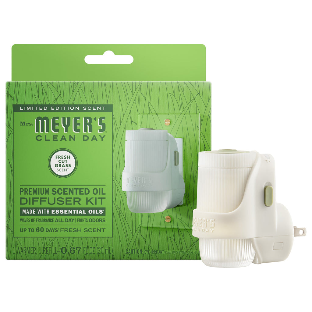 Premium Fresh Cut Grass Plug in Scented Oil Warmer With Refill