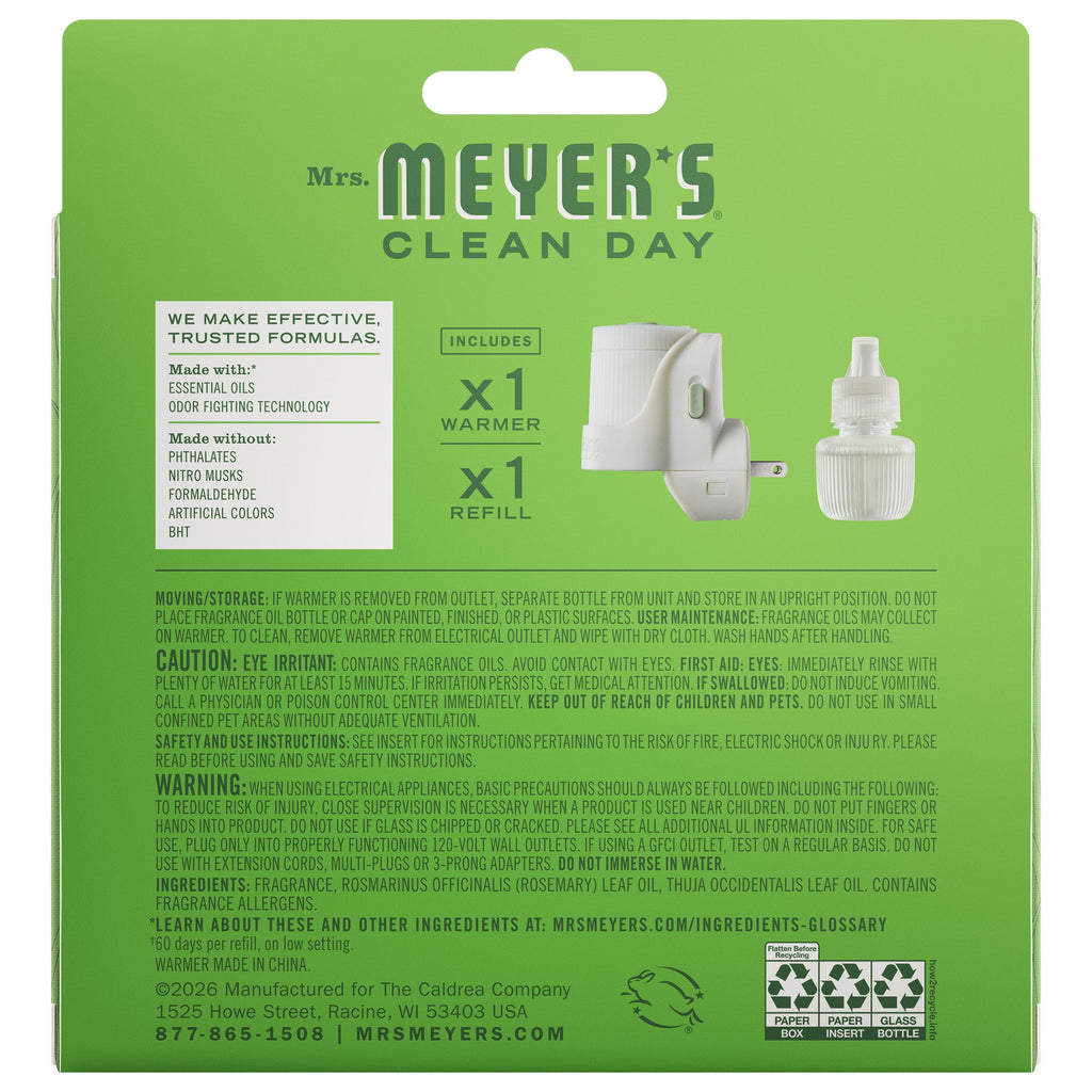 Premium Fresh Cut Grass Plug in Scented Oil Warmer With Refill