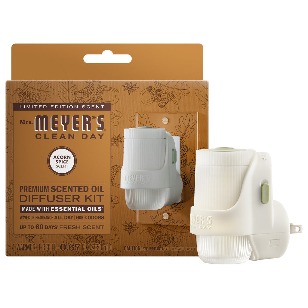 Premium Acorn Spice Plug In Scented Oil Warmer With Refill