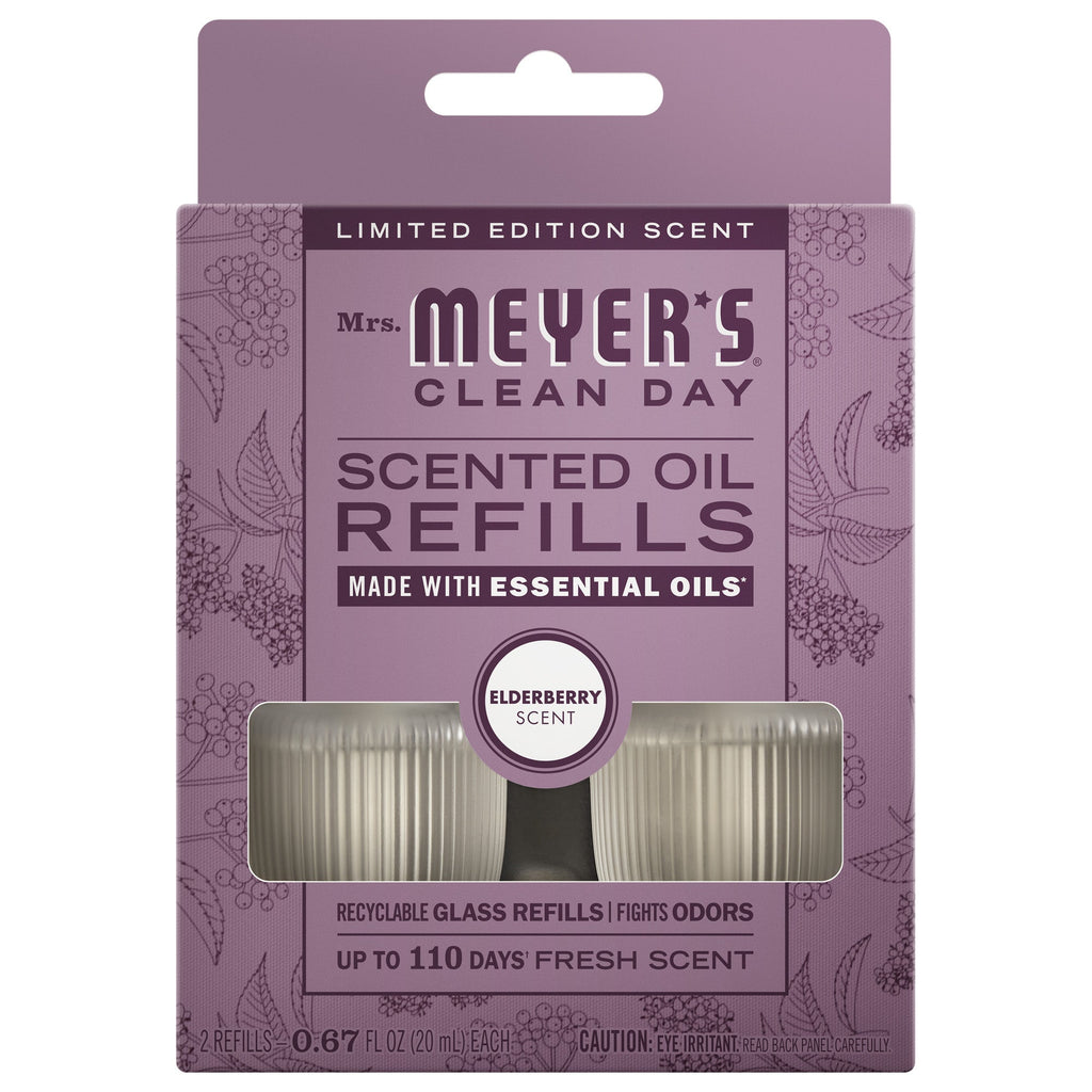 Premium Elderberry Plug In Scented Oil Refill, 2-Pack
