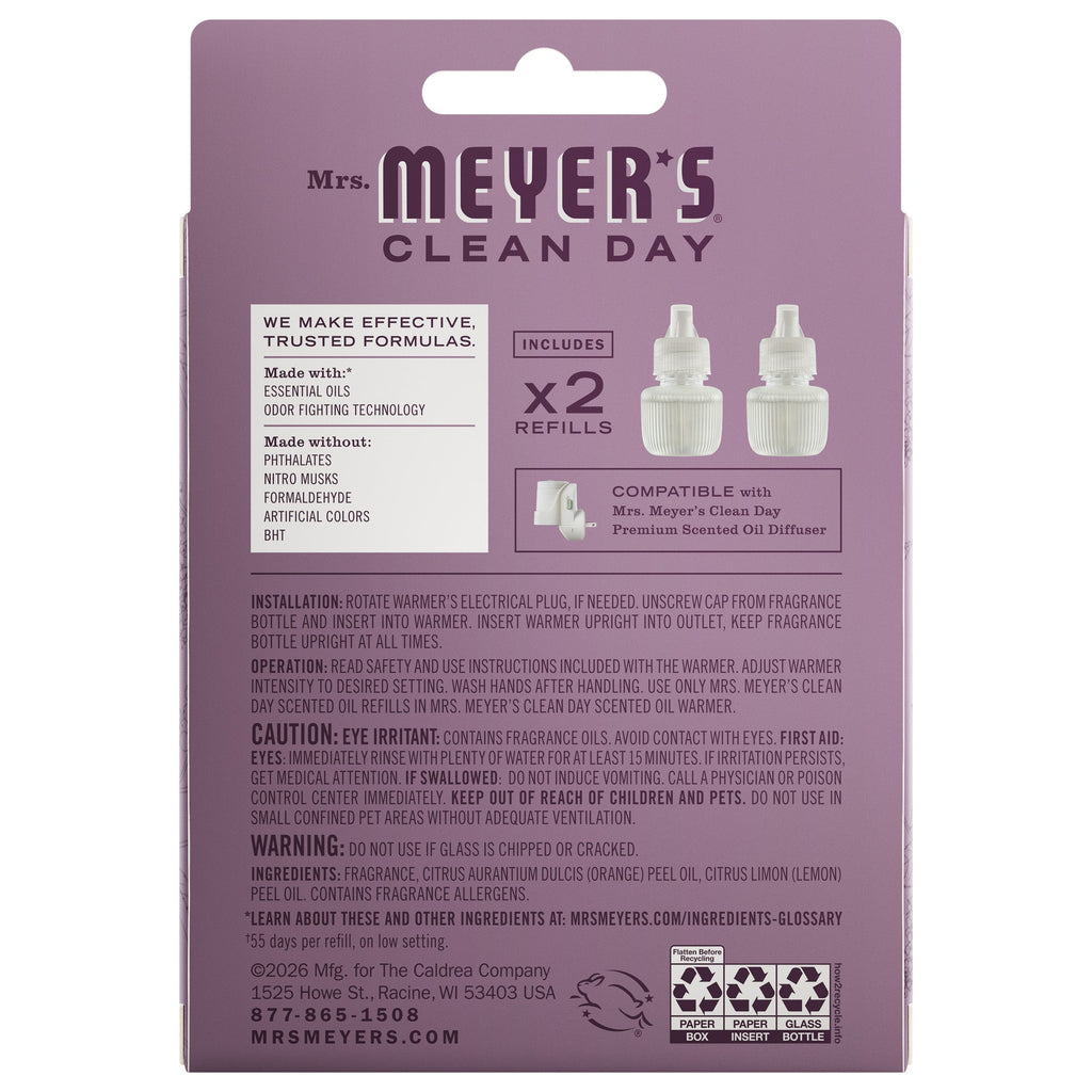 Premium Elderberry Plug In Scented Oil Refill, 2-Pack