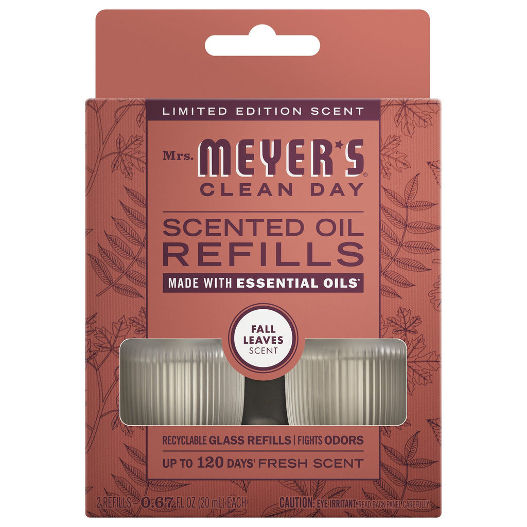 Premium Fall Leaves Plug In Scented Oil Refill, 2-Pack
