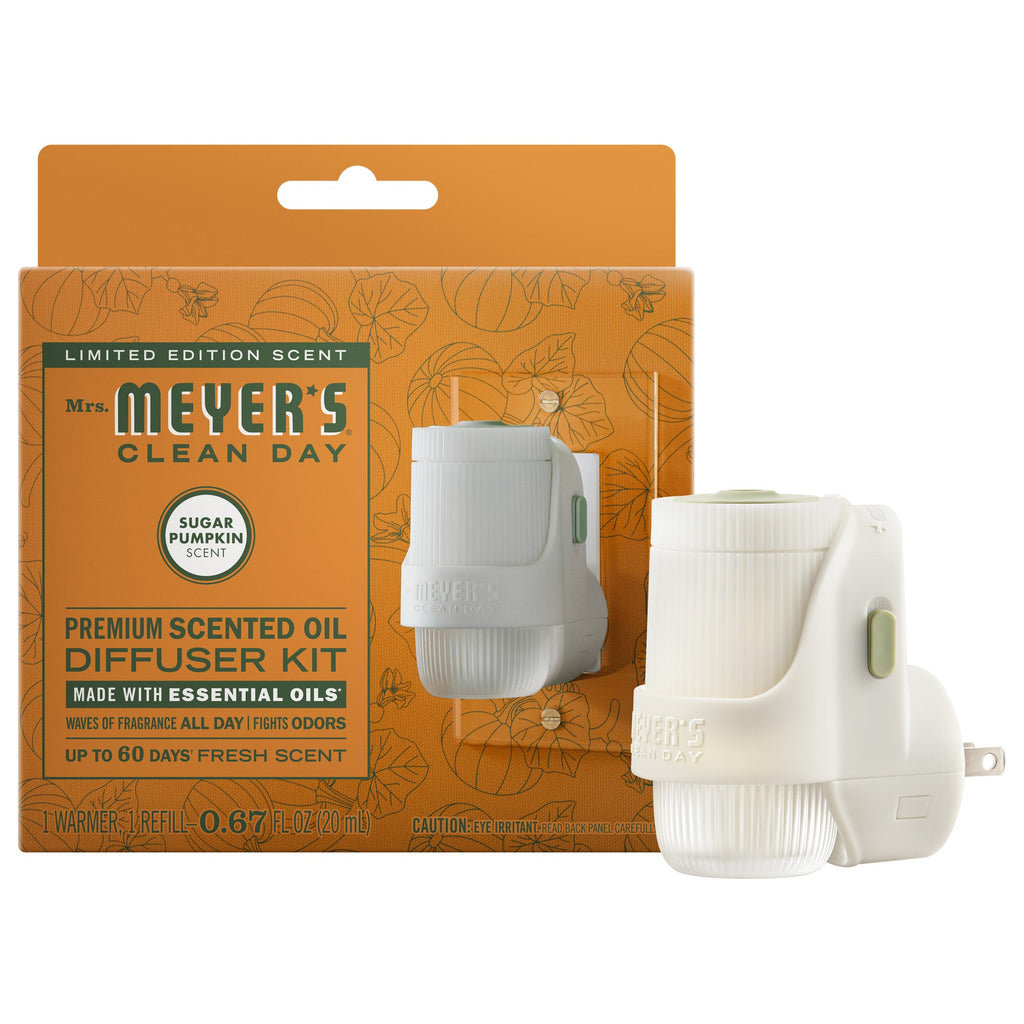 Premium Sugar Pumpkin Plug In Scented Oil Warmer With Refill
