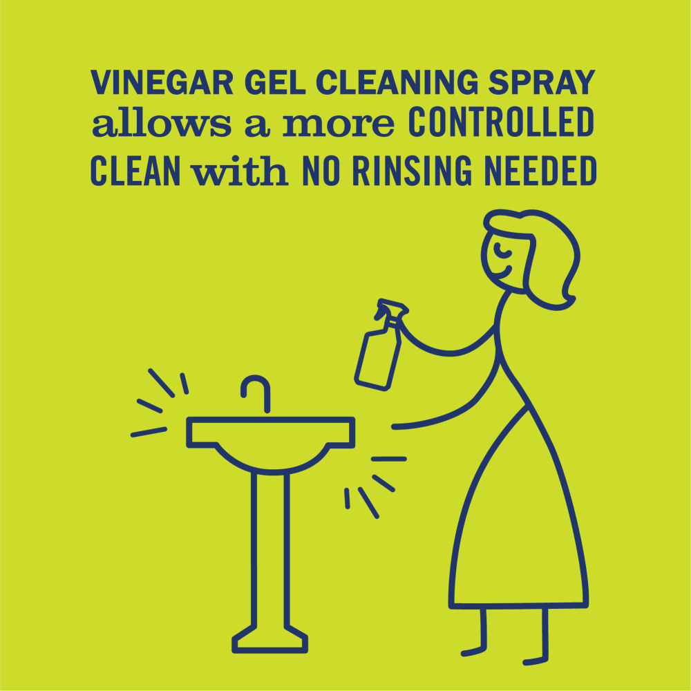 Premium Lemon Verbena Vinegar Gel Cleaning Spray