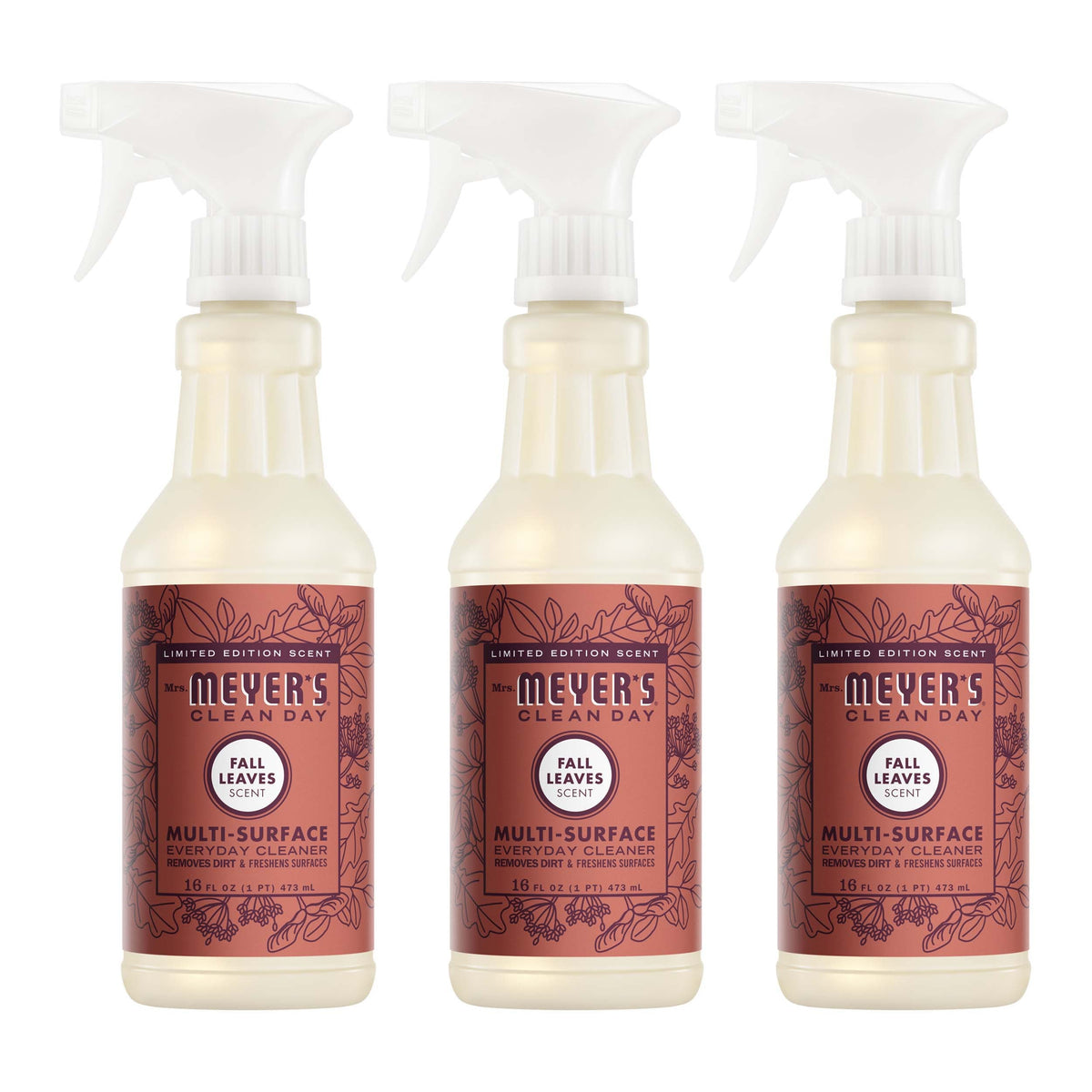 Premium Fall Leaves Multi-Surface Everyday Cleaner 3-count Bundle