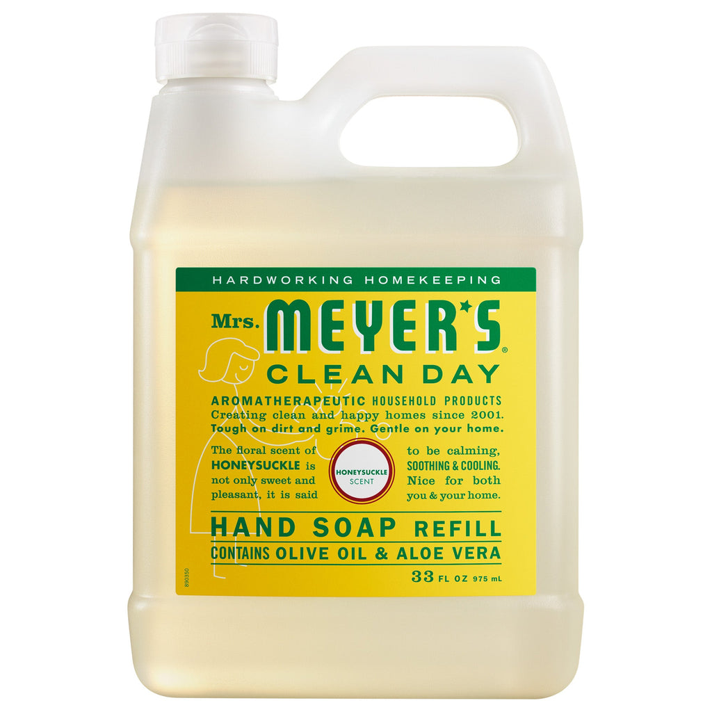 Premium Honeysuckle Liquid Hand Soap & Refill Set