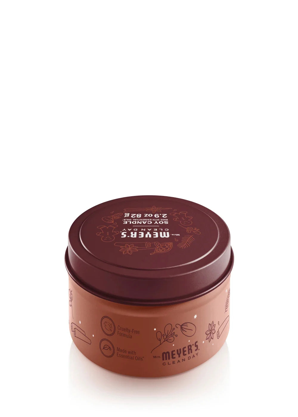 Premium Gingerbread Tin Candle