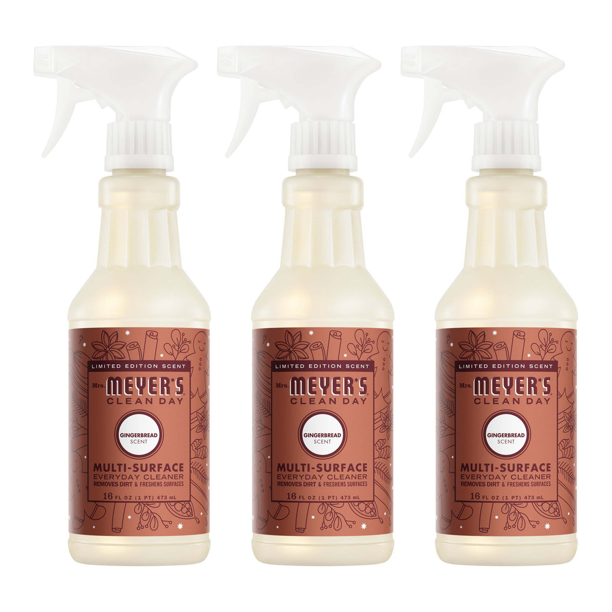 Premium Gingerbread Multi-Surface Everyday Cleaner 3-count Bundle