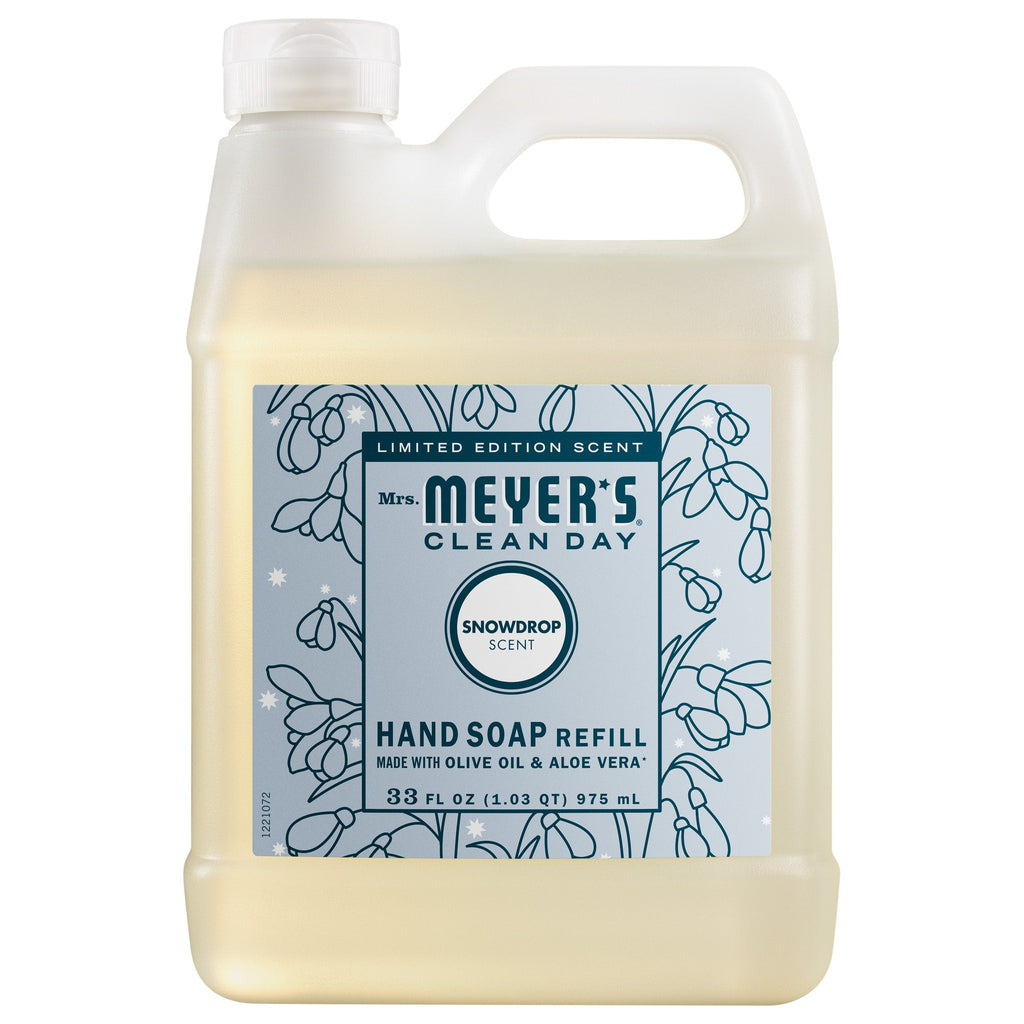 Premium Snowdrop Liquid Hand Soap & Refill Set