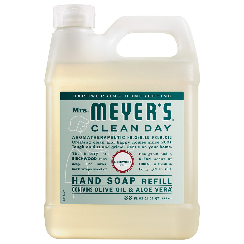 Premium Birchwood Liquid Hand Soap & Refill Set