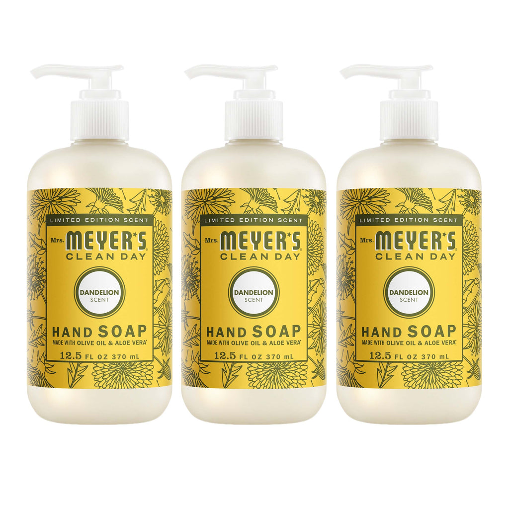 Premium Dandelion Liquid Hand Soap 3-count Bundle